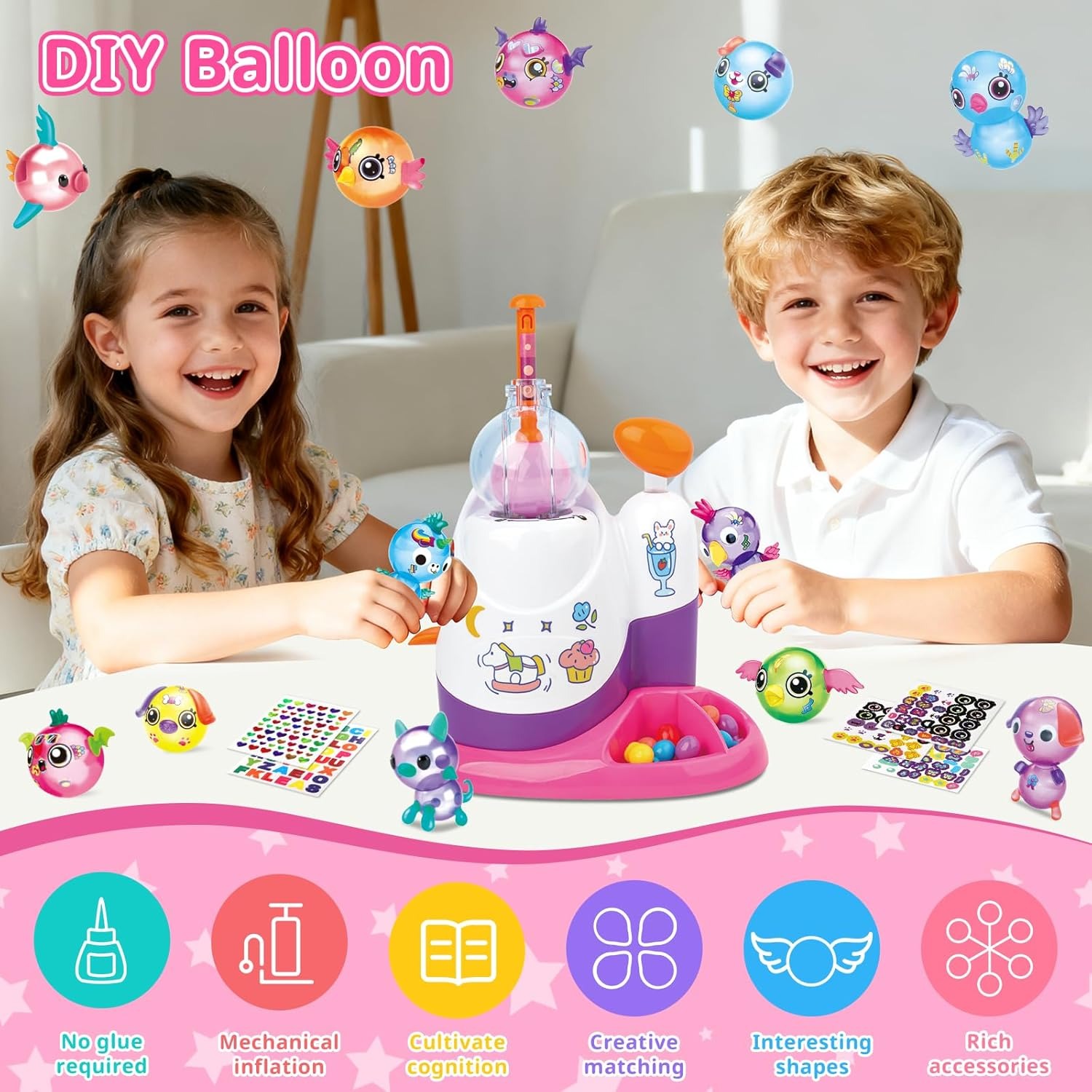 Balloon Pump Hand - DIY Ballondieren-kit met pomp, ballonmaak-kits met