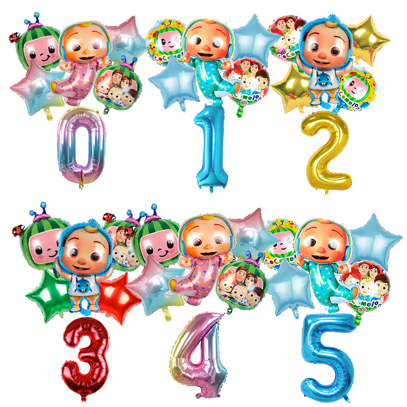 Supply Event - Cocomelons Baby Jongens Meisjes Feestdecoratie Nummer