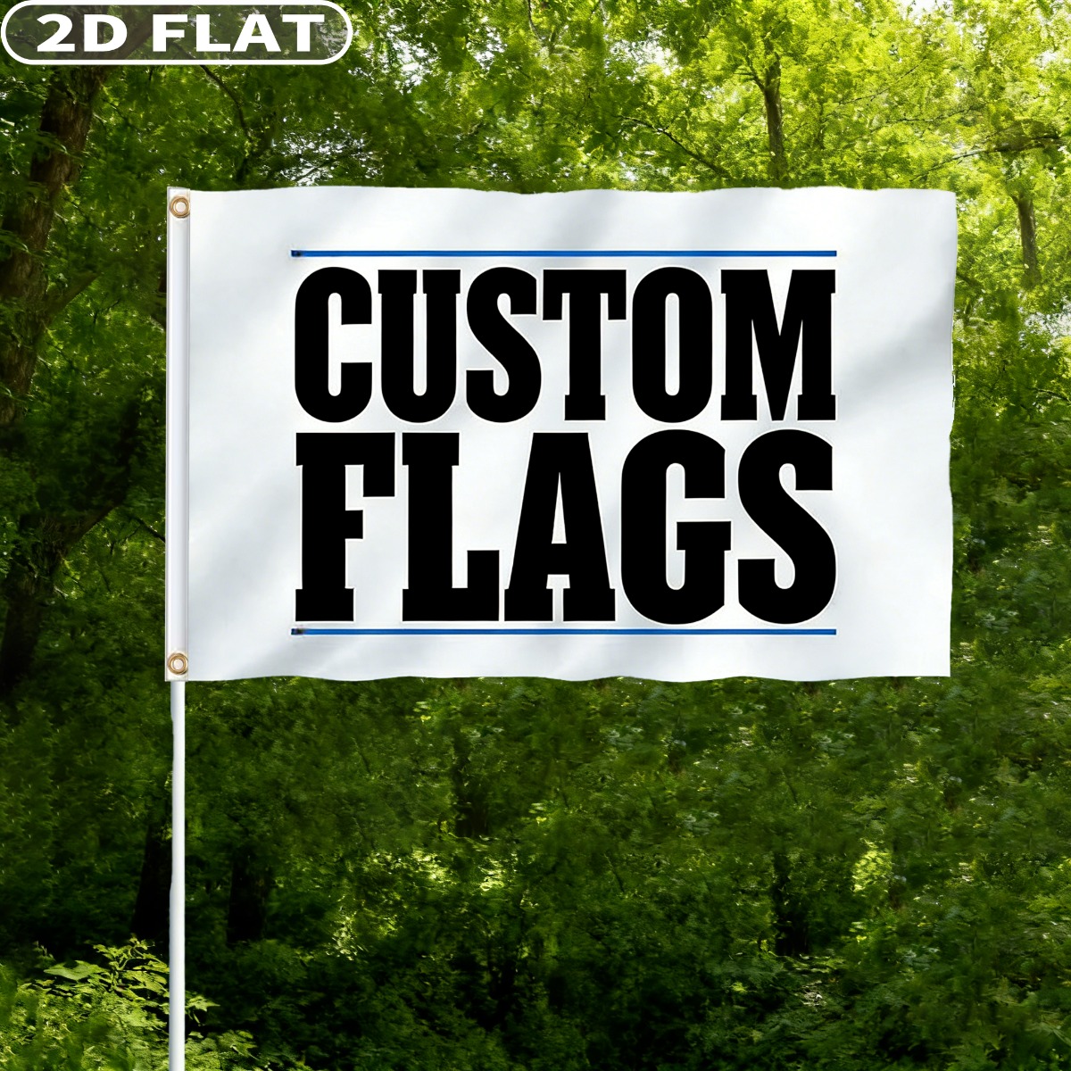 Event & Party Supply - 1 stuk op maat gemaakte vlag