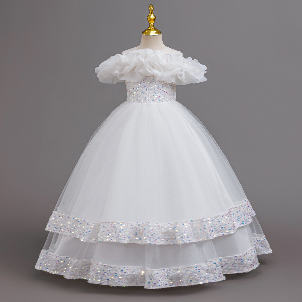 Meisjes prinses off-shoulder t - Glitter Tablecloth recensie en prijs