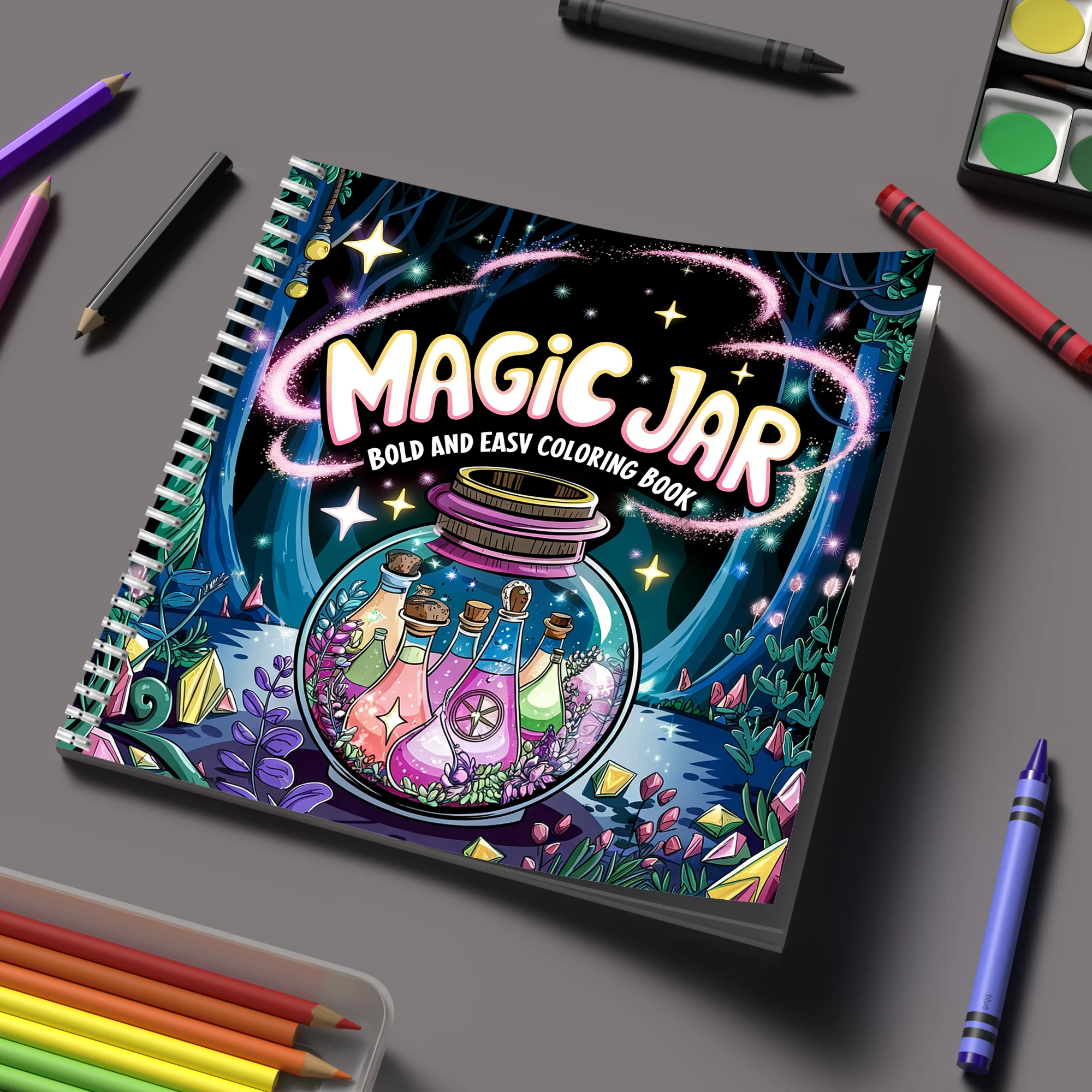 Kleurboek Magic Jar voor volwa - Supply Event recensie en prijs