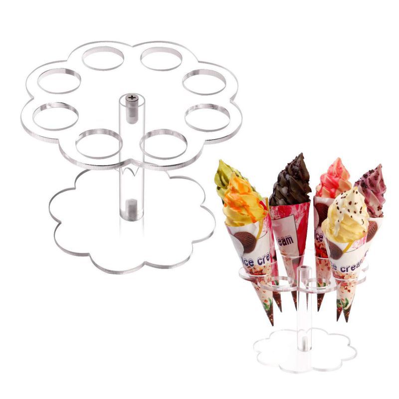 IJskegelhouder Acryl displayre - Cotton Candy Cone recensie en prijs