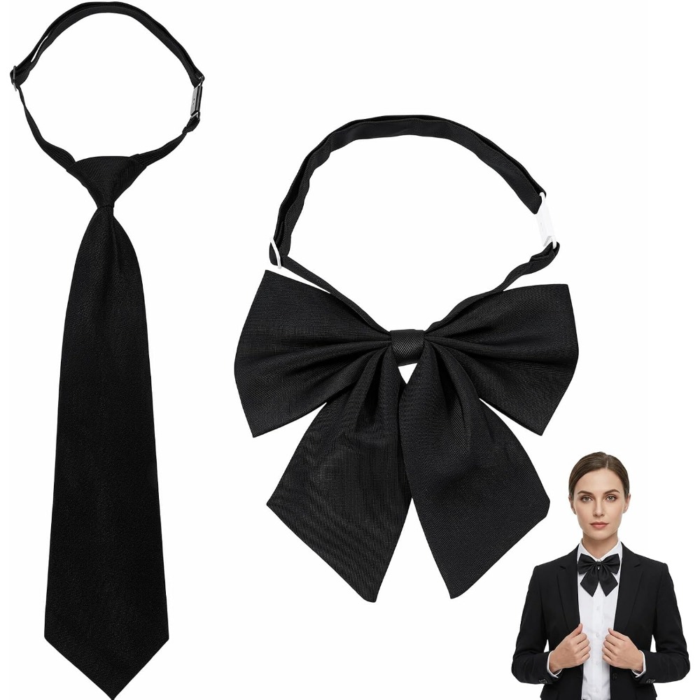 Zwarte vlinderdassen voor dame - Event & Party Supply recensie en prijs