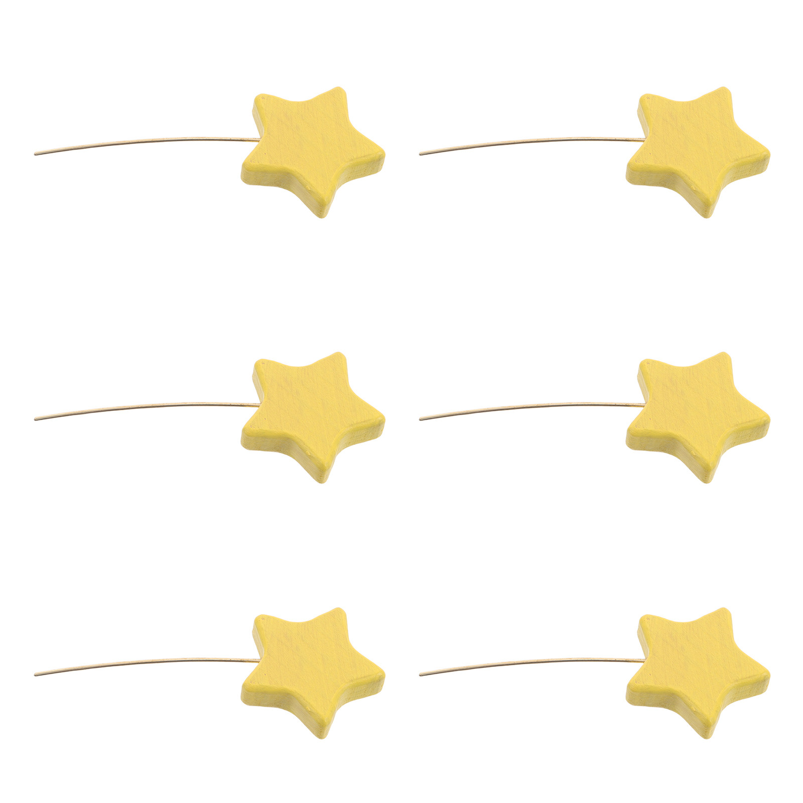 6 stuks houten sterstokjes, mi - Centerpiece Stick recensie en prijs